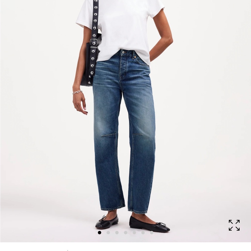 Madewell barrel leg jeans